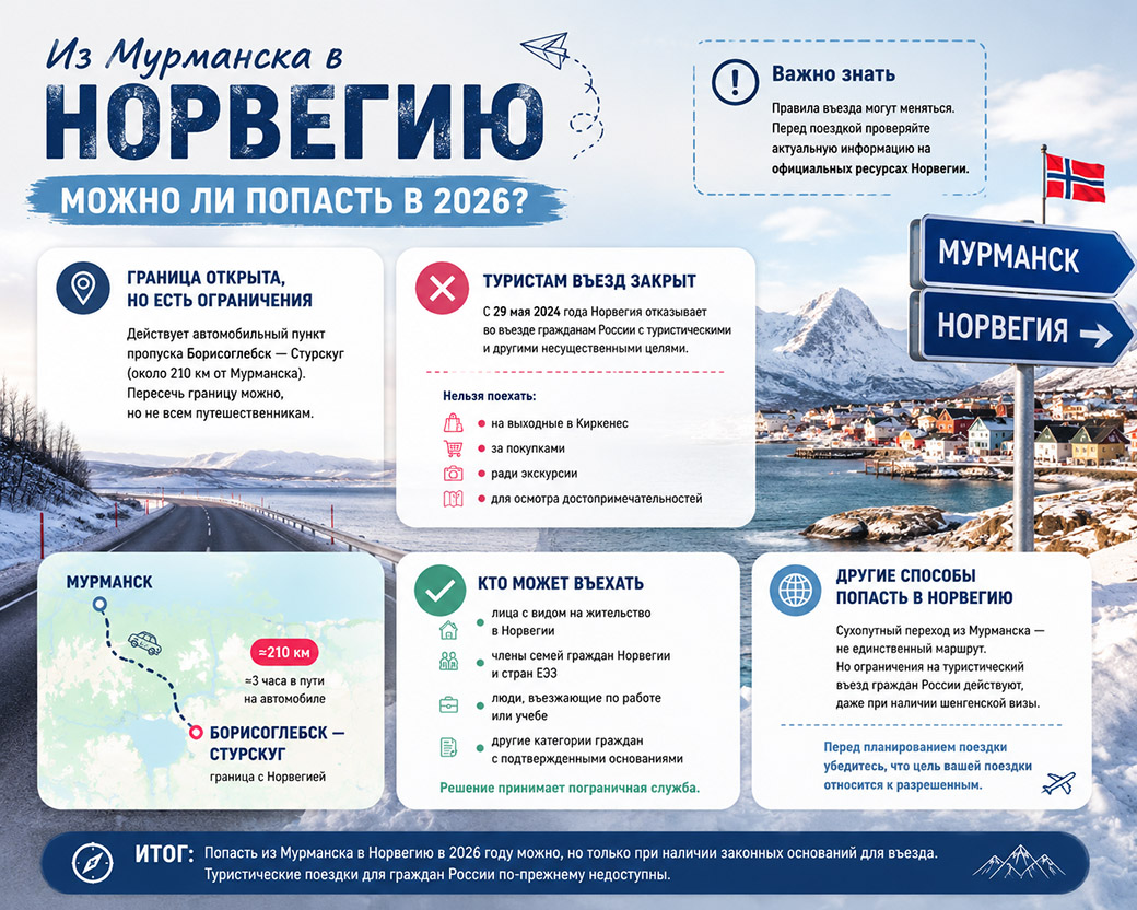Из Мурманска в Норвегию